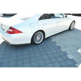 Накладки боковые на задний бампер на Mercedes CLS W219 55 AMG